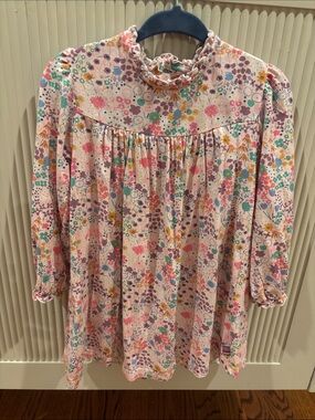 Magnetic Me Ruffled Neck Floral Peasant Top and Leggings Set Size 18-24 months